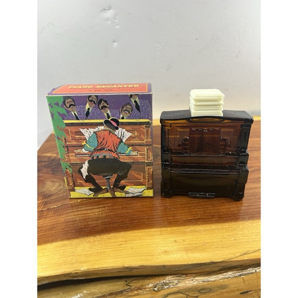 Avon Mens Piano Decanter‎ Tribute After Shave Perfume Cologne Vintage NOS w/ Box - Picture 1 of 5